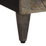 vidaXL Buffet 80x33x75 cm bois massif de manguier