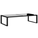 vidaXL Salon de jardin 6 Pièces avec coussins résine tressée anthracite