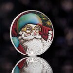 Pièce de monnaie en Argent 500 Francs g 15.57 (1/2 oz) Millésime 2025 SANTA CLAUS