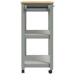 vidaXL Chariot de cuisine MONZA 84x40x90 cm bois massif de pin