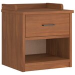 vidaXL Banc de couloir SANDNES 45x40x50 cm bois de pin massif