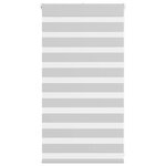 vidaXL Store zèbre gris clair largeur du tissu 75 9 cm polyester