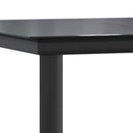 vidaXL Ensemble à manger de jardin 3 Pièces et coussins marron poly rotin