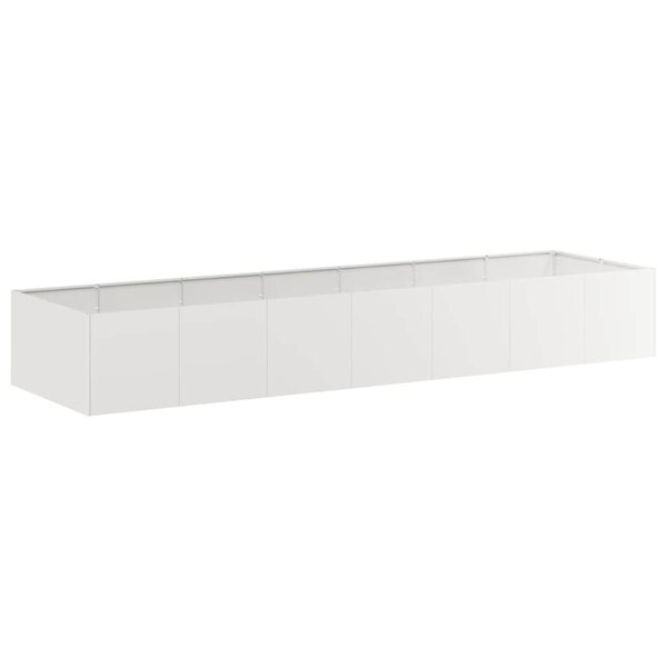 vidaXL Jardinière 280x80x40 cm acier inoxydable