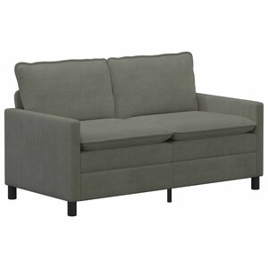 vidaXL Canapé Gris clair 156 x 81 x 87 5 cm Tissu