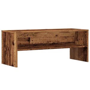 vidaXL Meuble TV vieux bois 100x40x40 cm bois d'ingénierie