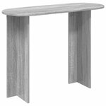 vidaXL Table console Sonoma gris 100 x 39 5 x 75 cm Bois d'ingénierie