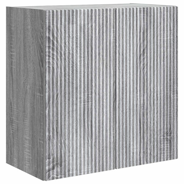 vidaXL Armoire Murale 59 x 31 x 60 cm Bois d'ingénierie Sonoma gris