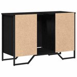 vidaXL Cabinet de Lavabo Chêne noir 91 x 35 x 60 cm Bois d'ingénierie
