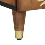 vidaXL Buffet Marron 60 x 33.5 x 75 cm Bois de manguier massif