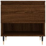 vidaXL Table basse chêne marron 50x46x50 cm bois d'ingénierie