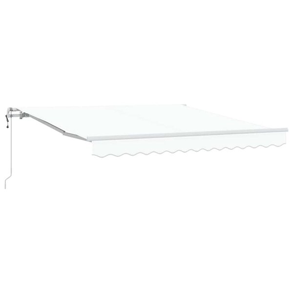 vidaXL Auvent Rétractable 350 x 250 cm Blanc
