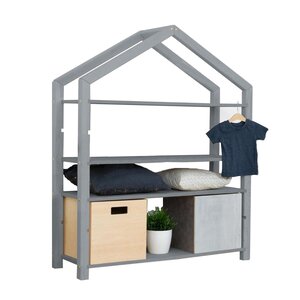 Etagère cabane POLLY bois gris