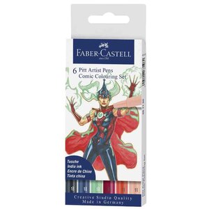 Feutres pitt artist pen  kit comic faber-castell