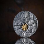 Pièce de monnaie en Argent 2000 Francs g 62.2 (2 oz) Millésime 2024 Dual Essence WEREWOLF