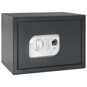 vidaXL Coffre électronique numérique avec verrouillage par empreinte digitale 25x35x25 cm en acier