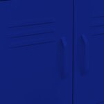 vidaXL Armoire de rangement Bleu marine 60x35x56 cm Acier