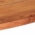 vidaXL Dessus de table 100x40x3 8 cm ovale bois massif d'acacia