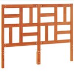 vidaXL Tête de lit cire marron 160 cm bois massif de pin
