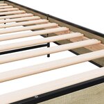 vidaXL Cadre de lit Chêne Sonoma 80 x 200 cm Bois d'ingénierie
