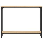 vidaXL Table console chêne sonoma 100x22 5x75 cm bois d'ingénierie