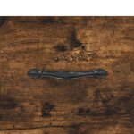 vidaXL Buffet chêne fumé 100x36x60 cm bois d'ingénierie