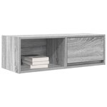 vidaXL Meuble TV sonoma gris 80x31x25 5 cm bois d'ingénierie