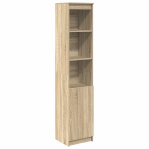 vidaXL Buffet haut chêne sonoma 37 5x35x180 cm bois d'ingénierie
