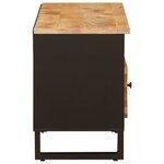 vidaXL Meuble TV Marron 100 x 33 x 46 cm Bois de mangue massif