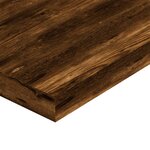 vidaXL Étagères murales 4 Pièces chêne fumé 60x10x1 5cm bois d'ingénierie