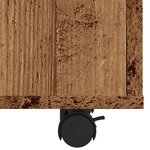 vidaXL Table d'appoint vieux bois 70x35x55 cm bois d'ingénierie