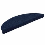 vidaXL Tapis autoadhésifs 10 Pièces Bleu marine 56x17x3 cm Aiguilleté