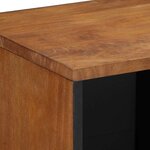 vidaXL Buffet avec porte Marron 80 x 33 x 75 cm Bois de mangue massif