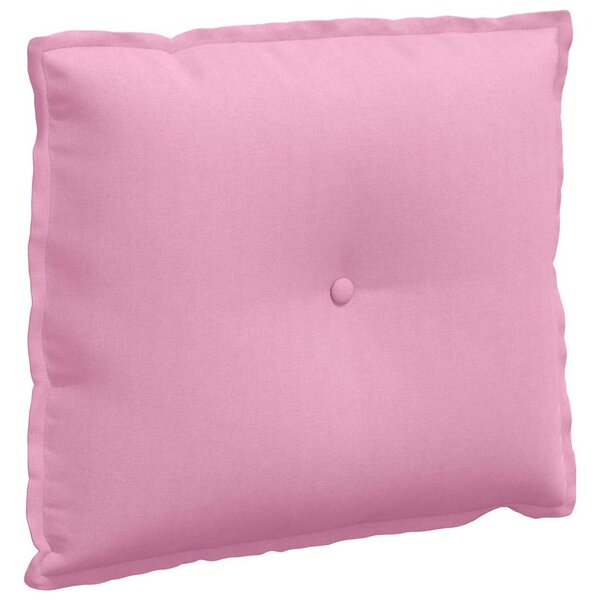 vidaXL Coussin de Dos Rose 60 x 19 x 50 cm tissu
