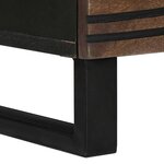 vidaXL Meuble TV Marron 100 x 33 x 46 cm bois de manguier massif