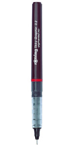 rOtring Tikky Graphic feutre fin 0 20 mm  encre noire