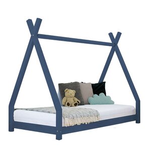 Lit tipi enfant NAKANA 120 x 180 bleu marine
