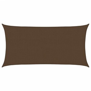 vidaXL Voile d'ombrage 160 g/m² Marron 2x3 5 m PEHD