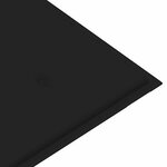 vidaXL Banc de jardin 2 places avec coussin 120 cm Bois d'eucalyptus