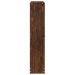 vidaXL Armoire à chaussures Chêne fumé 59x17x81 cm Bois d'ingénierie