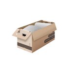 Pack and Move - Lot 20 cartons déménagement XL - 80 x 40 x 40 cm - Poignées renforcées - 1 adhésif offert