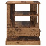 vidaXL Cabinet de chevet Bois ancien 50 x 50 x 60 cm Bois d'ingénierie