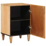 vidaXL Cabinet de salle de bain avec stockage Marron 38 x 33 5 x 58 cm