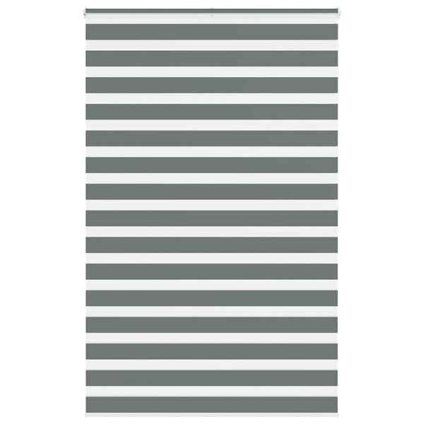 vidaXL Store zèbre gris foncé largeur du tissu 145 9 cm polyester