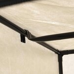 vidaXL Garde-robe Crème 75x50x160 cm