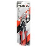 YATO Cisaille à étain décalée Gauche 235 mm Rouge