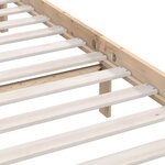 vidaXL Cadre de lit sans matelas bois massif