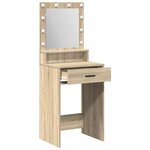 vidaXL Coiffeuse Chêne sonoma 50 x 41 x 135 cm Bois d'ingénierie