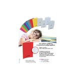 Cahier A4 140P 90G grands carreaux PP rouge CONQUÉRANT