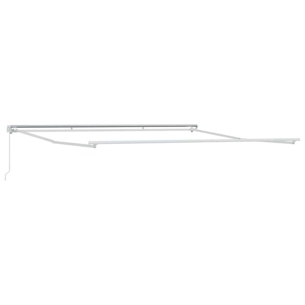 vidaXL Auvent Blanc 4 × 3 5 m Métal